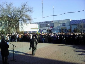 Народное вече в Каланчаке. В поселке формируются отряда по противодействию произволу меджлисовцев и украинских бандформирований